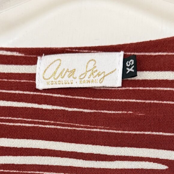 Ava Sky Top Gwen in Rust Stripe - Picture 5 of 8